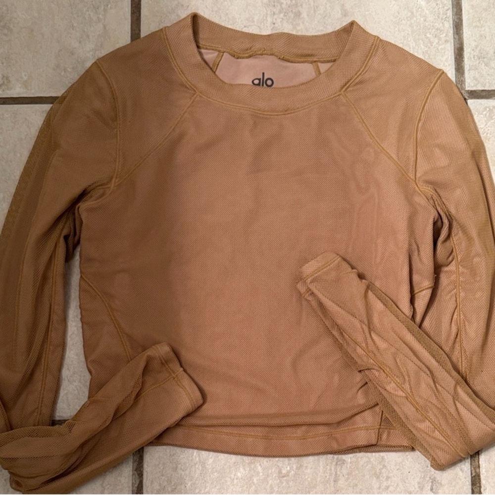 Alo Tan Long Sleeve Top